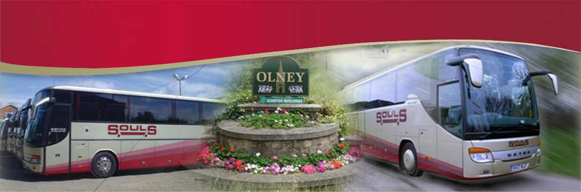Souls Coaches are based in Olney and proudly serve Milton Keynes, Bedfordshire, Northamptonshire and Buckinghamshire